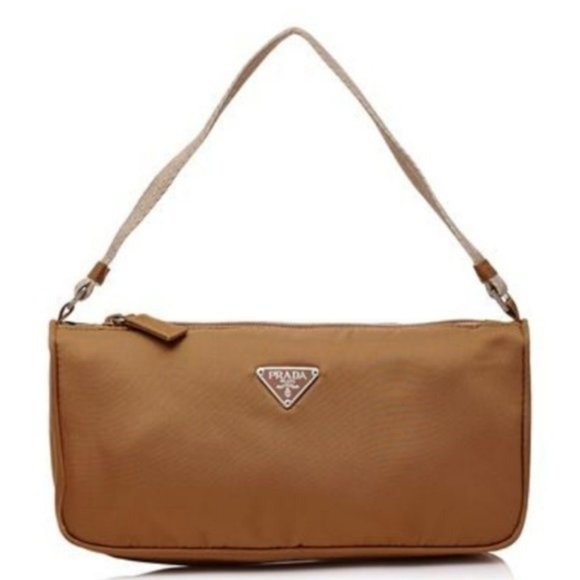Prada Handbags - Liquidation!!! NWT Prada MV633 Nocciola Baguette